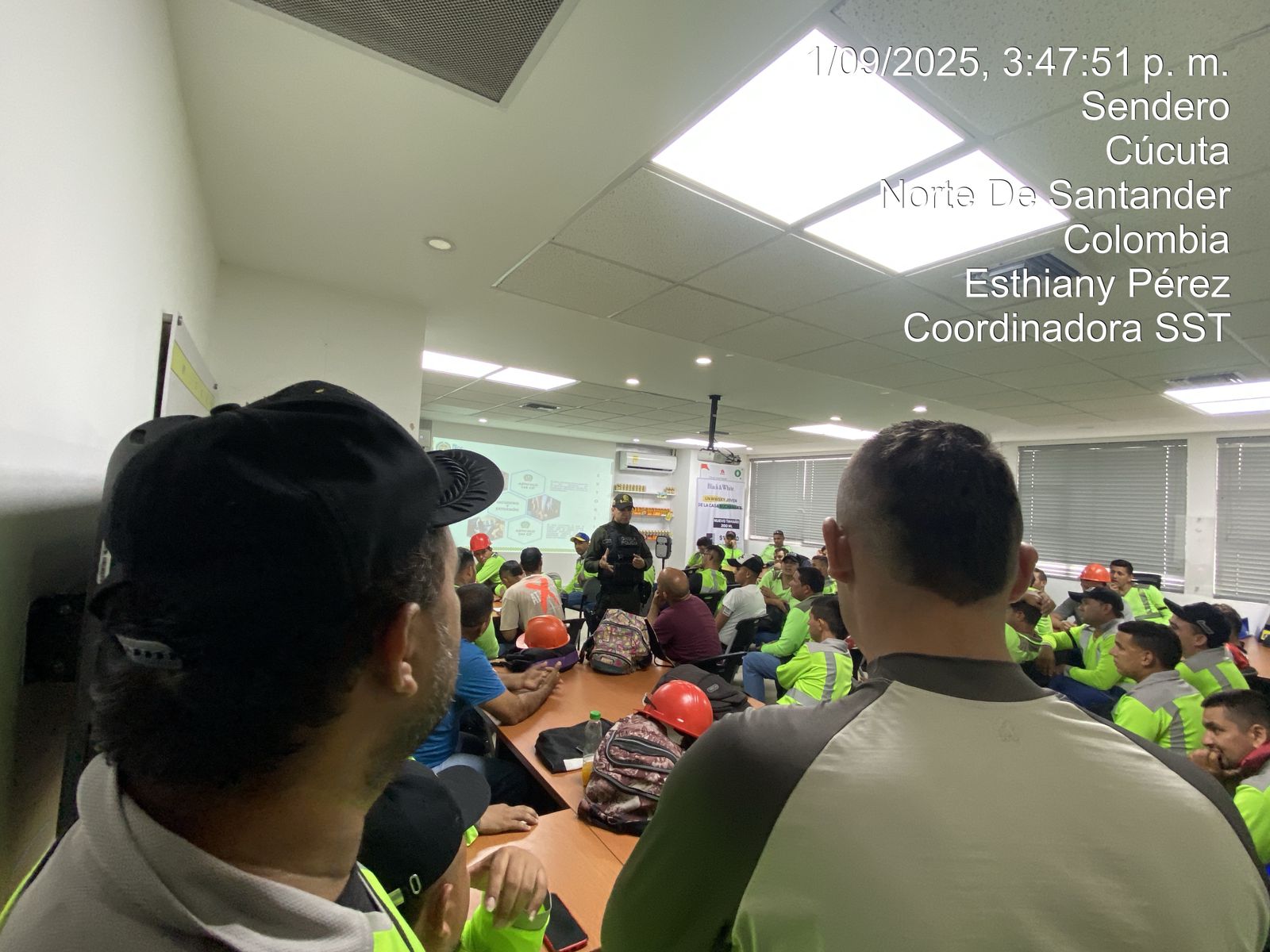 Evidencia de capacitación